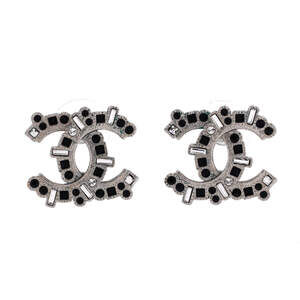 Chanel Cc Stud Earrings Metal With #242033C10B